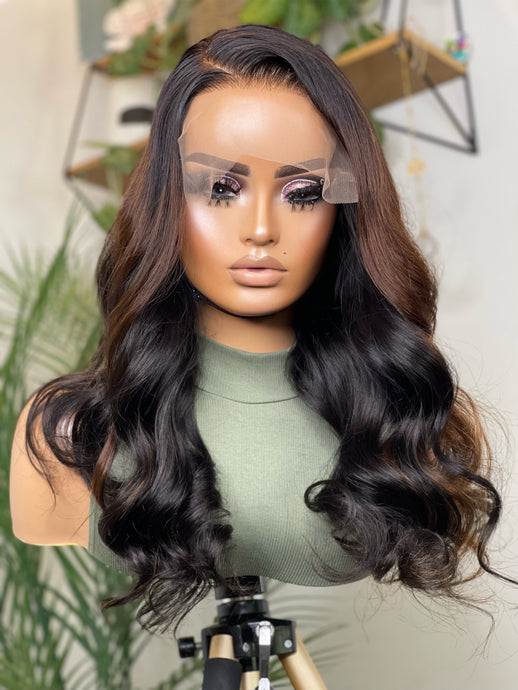 Promo Wig #4 - Body Wave with Highlight